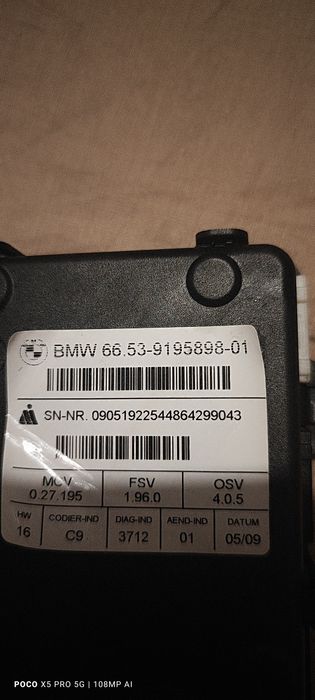 Оригинална задна камера БМВ/BMW X5-E70/BMW X6-E71
