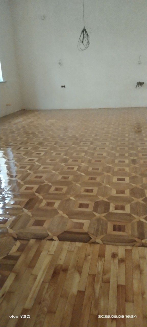 Шлифовка, пол, паркит