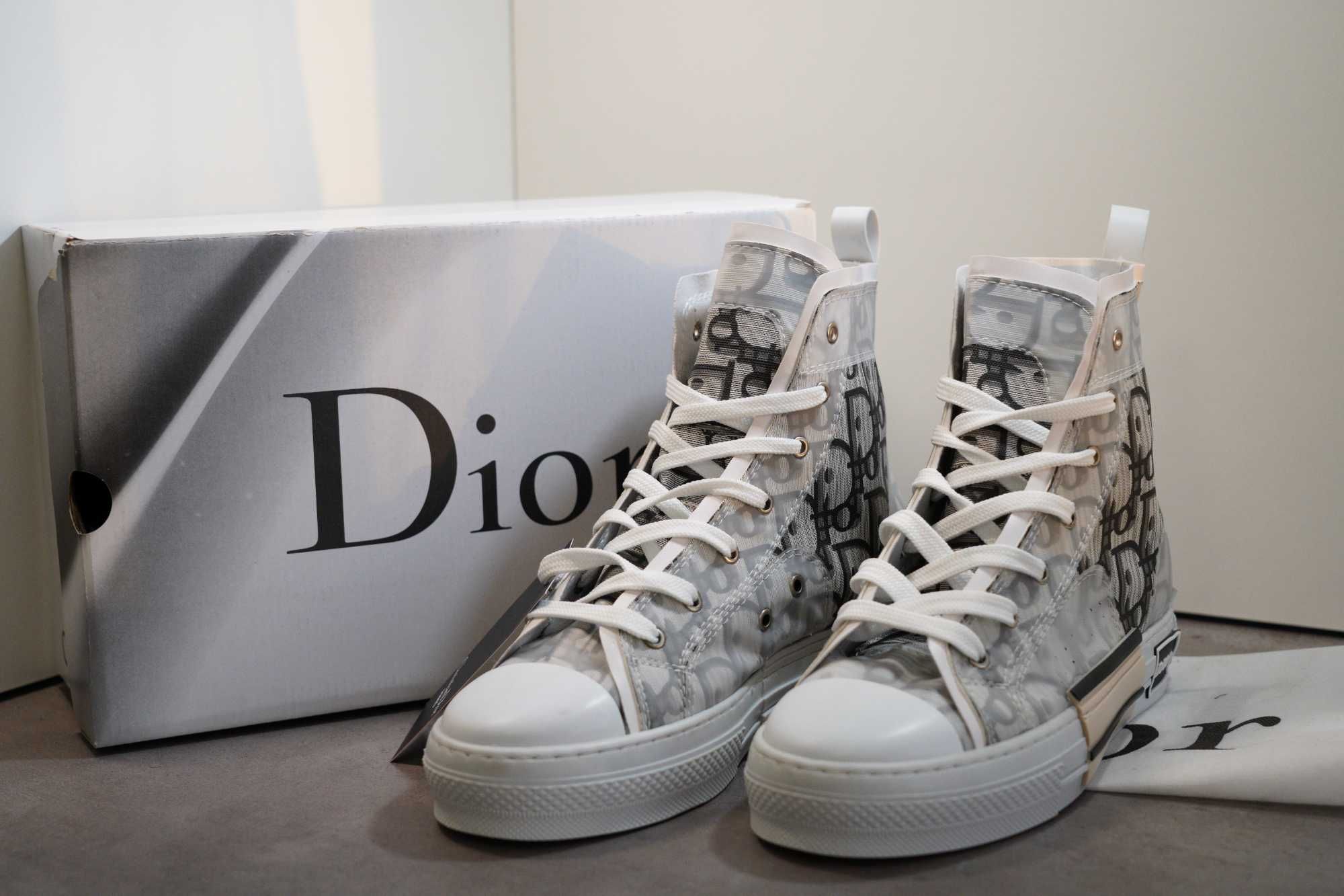 Adidasi D I O R Essentials B23 Top - Produs Nou - Full Box, Premium