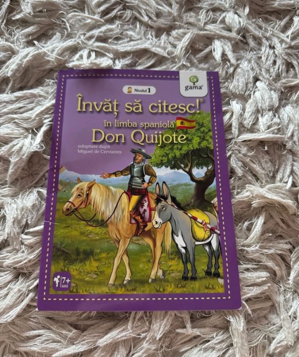 Carte pentru copii – Învăț să citesc! Don Quijote” (în limba spaniolă)