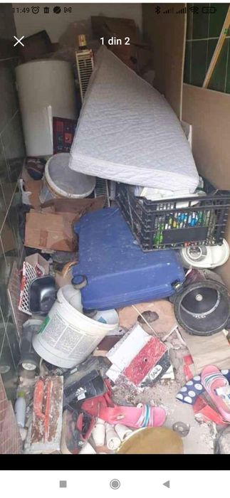 Debarasare mobila transport moloz la saci