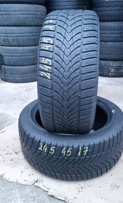 2 Anvelope Dunlop 245 45 R17 M/S (iarnă)  DOT 3219