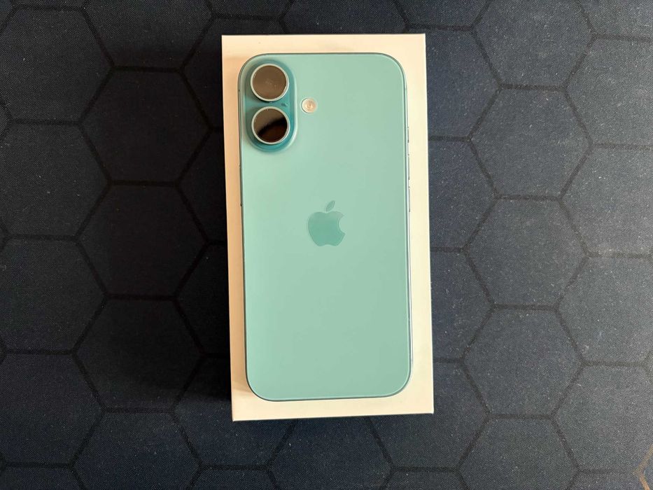 iPhone 16 Teal / Verde 128GB, full box, impecabil, neblocat