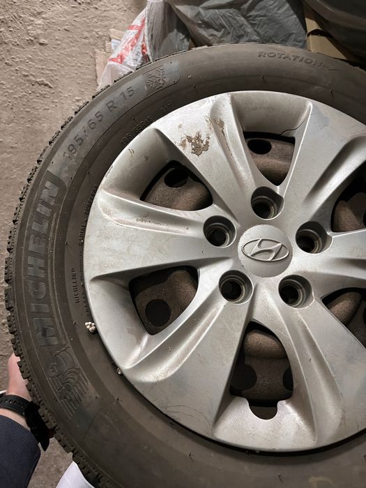 Set 4 Cauciucuri de iarna cu jante, diametru 15, Hyundai Elantra, i30
