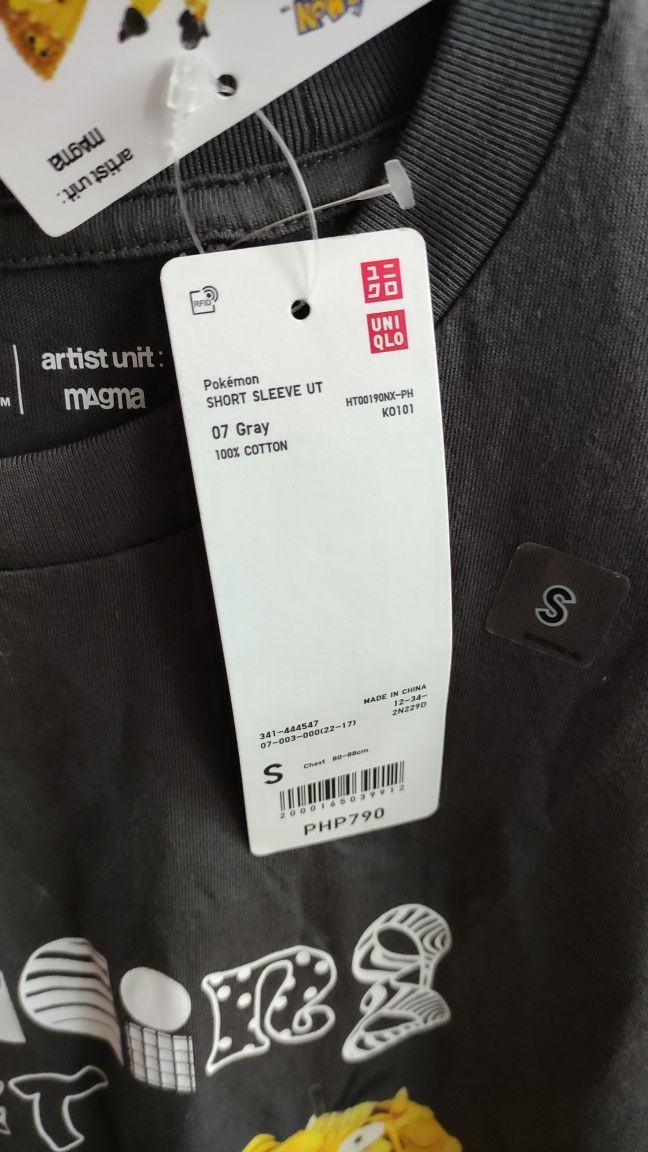 НОВА Тениска Uniqlo x Pokemon S размер