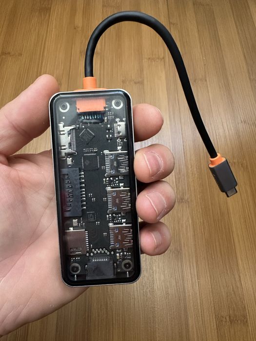 Docking HUB 8.1-3xUSB 3.2-HDMi 4k 60 fps-RJ45 LAN-SD-TF-TYPE C PD 100W