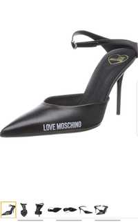 Pantofi Love Moschino, nr 38 (UK 5), piele naturală