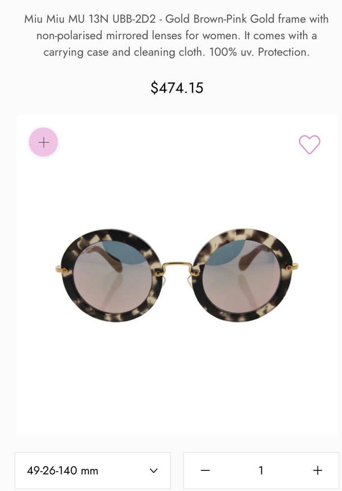 Miu Miu слънчеви очила