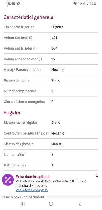 Frigider 1 usa Vortex