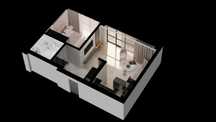 Apartament Tip 2C Vesta Central Falticeni 2 camere 51.45 mp utili