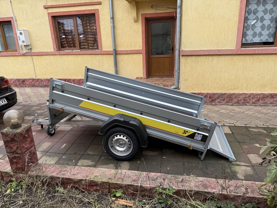 Remorca  750  kg basculabila noua