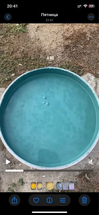 Краска для внутренних работ готовая с колером 24кг 100-145кв.м