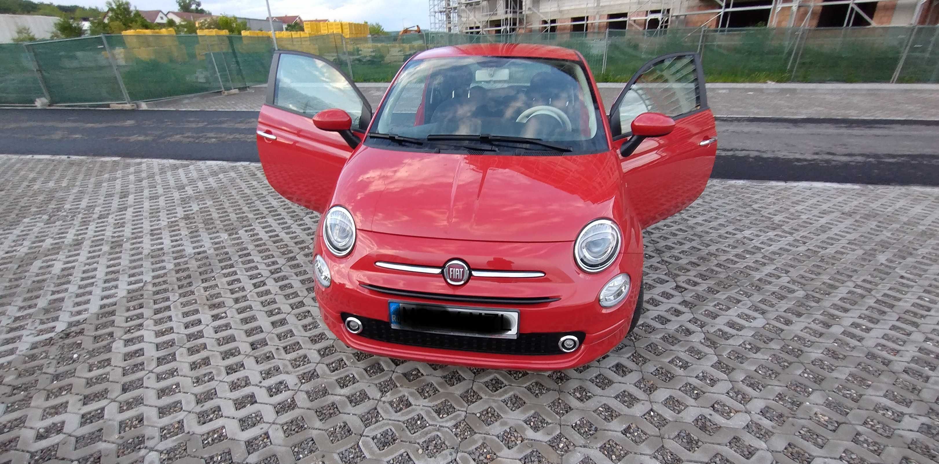 Autoturism Fiat 500  Mild Hybrid 1.0 Cult din 01.2022 în garanție.