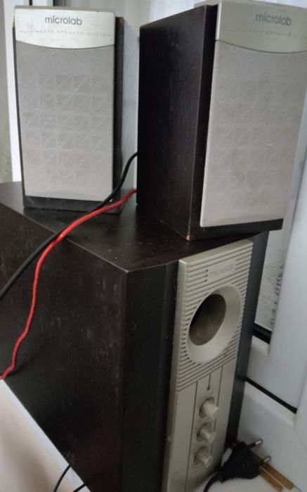 Колонки и сабвуфер* microlab *