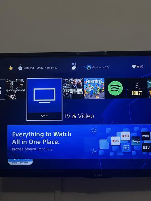 ps4, Playstation 4 slim 500GB ,+2 джойстика