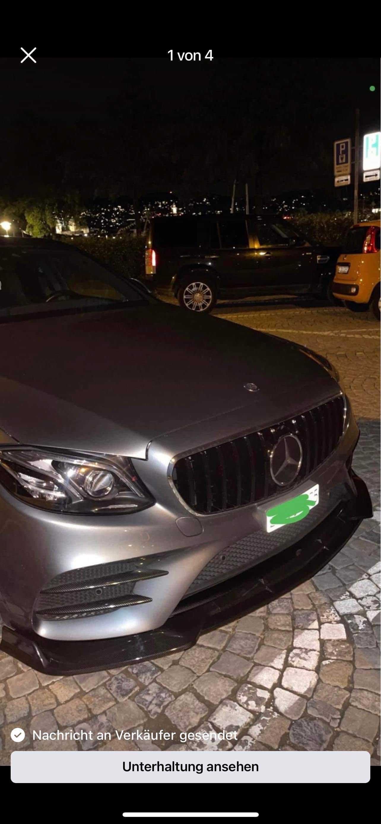 Mercedes  E  213 декоративна решетка в предна броня 360 лв