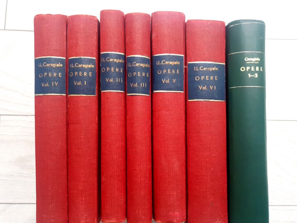Colectia Caragiale Opere, Completa, 7 vol,Cioculescu,Zarifopol