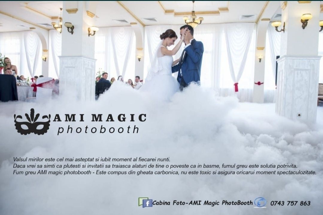 Cabina foto / Fum greu AMI MAGIC photobooth