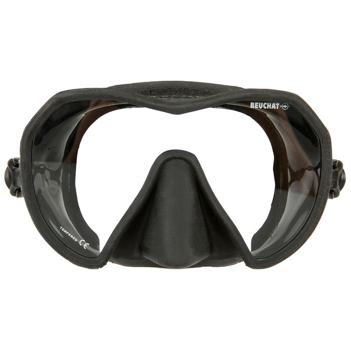 Mască Scufundări Maxlux S negru - UNIC - produs resigilat Decathlon