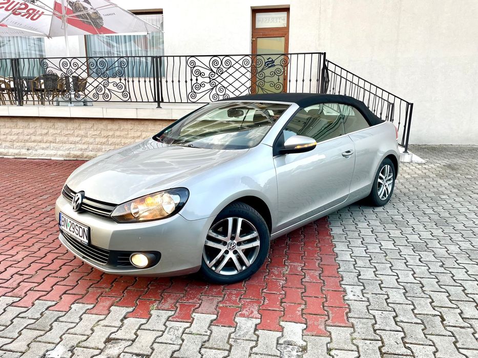 Vw golf 6 cabrio an 2012 1.6 TDI 105 cp .