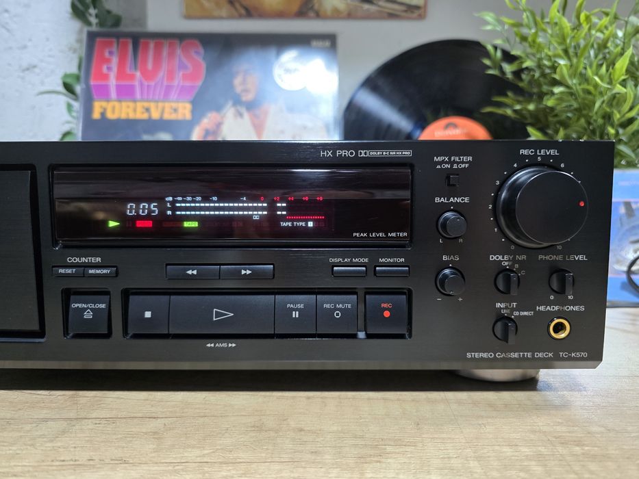 Casetofon deck SONY TC-K570, 3 head, 3 motor, bias, cd direct