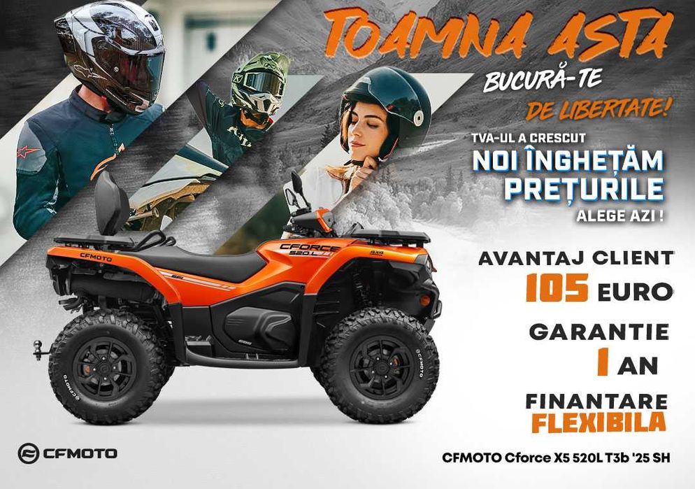 ATV CFMOTO CFORCE X5 520L T3b Portocaliu '25 SH