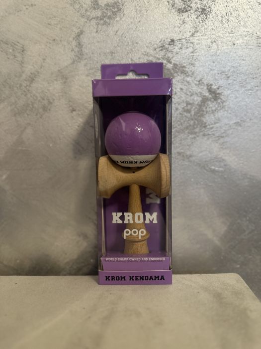Kendama krom pop mov aproape noua fara ata