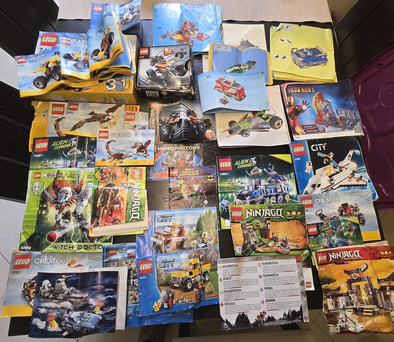 Lego: 10кг Лего лот от 30 комплекта с инструкции