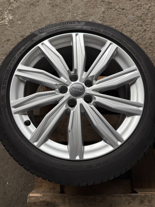 Jante originale Audi A6 cu anvelope iarna Continental 245/45 R19
