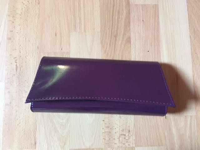 Clutch/Poșeta plic mov de zi/seara+Anticearcan Essence cadou