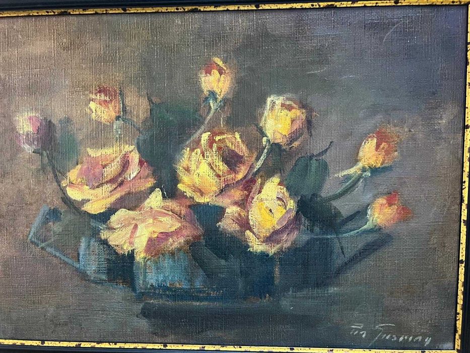 Tablou vechi,pictura in ulei!