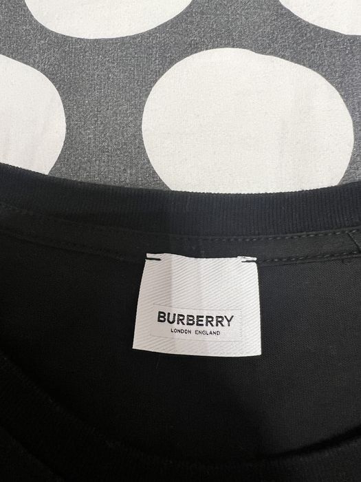 Tricou negru Burberry