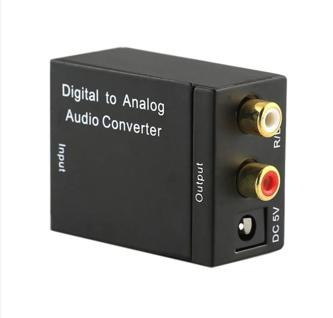 Convertor audio digital optic in analog Adaptor / Decodor TV