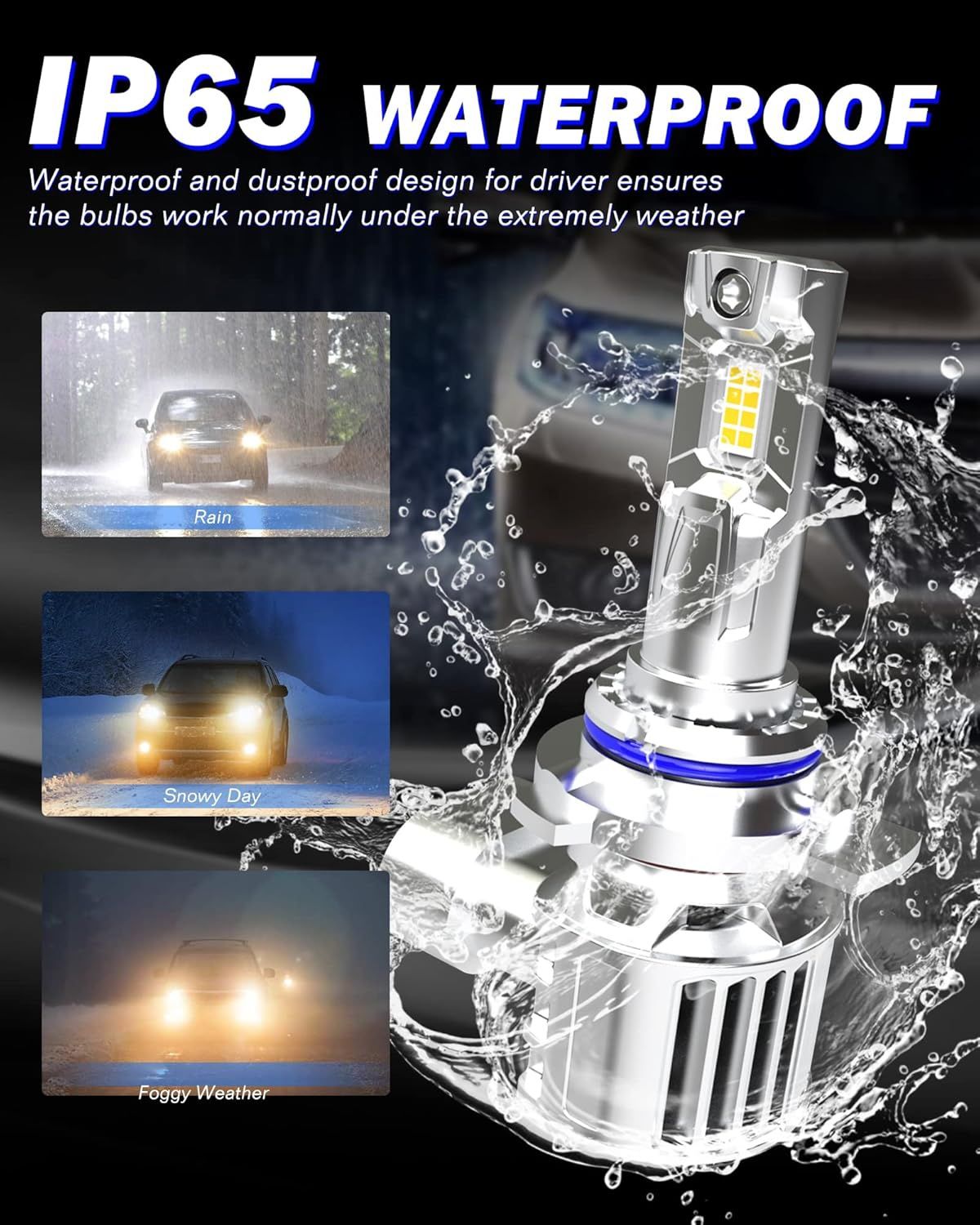 9012 Led крушки Cenmoll ,80W ,16000LM ,6000K