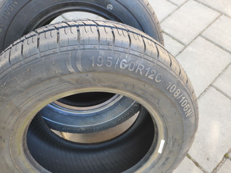 Set 2 anvelope 195.60.R12C Noi, trailer, remorca