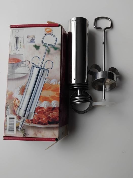 Нов метален сладкарски шприц