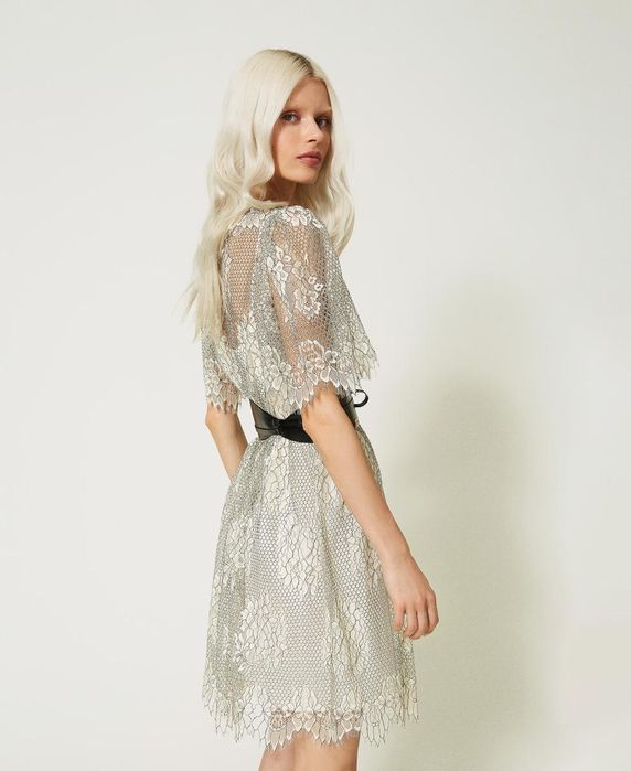 Дантелена рокля Twinset, размери 46 L,нова с етикет!