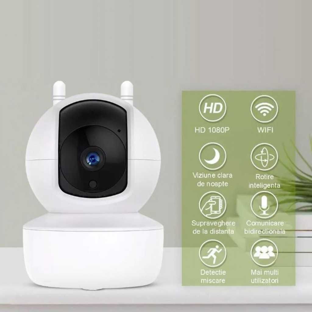 IP камера за монтаж във фасунга,водоуст./wi fi,microSD,ICSEE,Гаранция