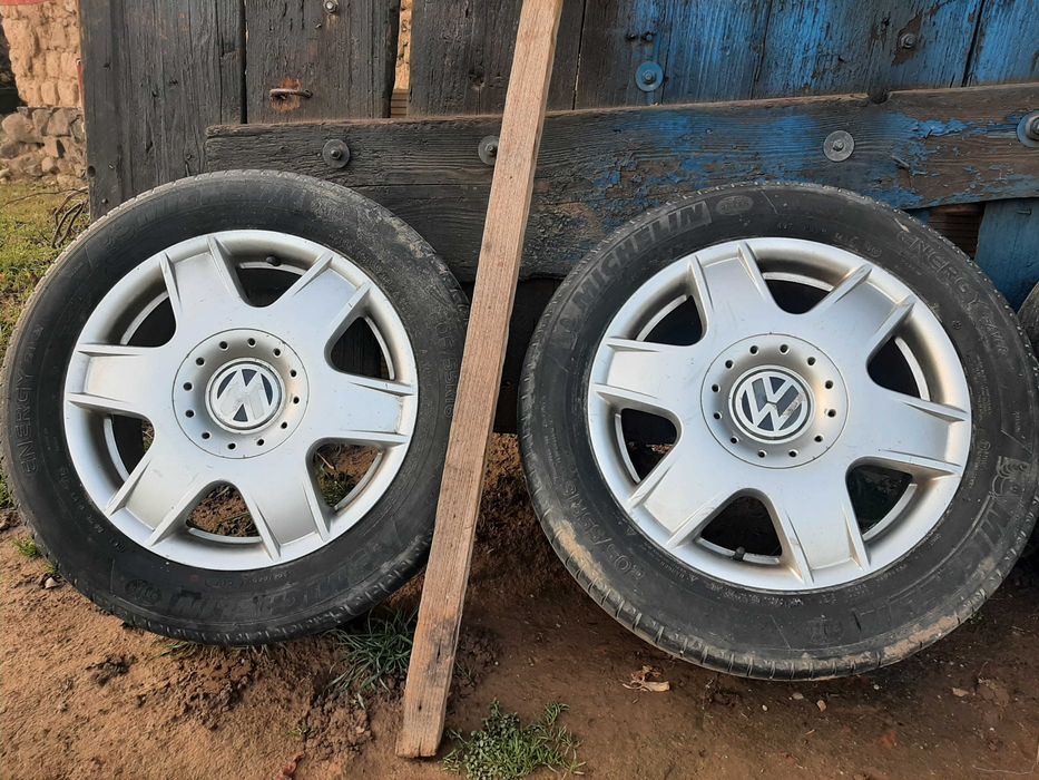Set 4 jante VW + cauciucuri / jante aliaj VW 16"