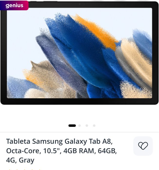 Tableta Samsung cu husa inclusa