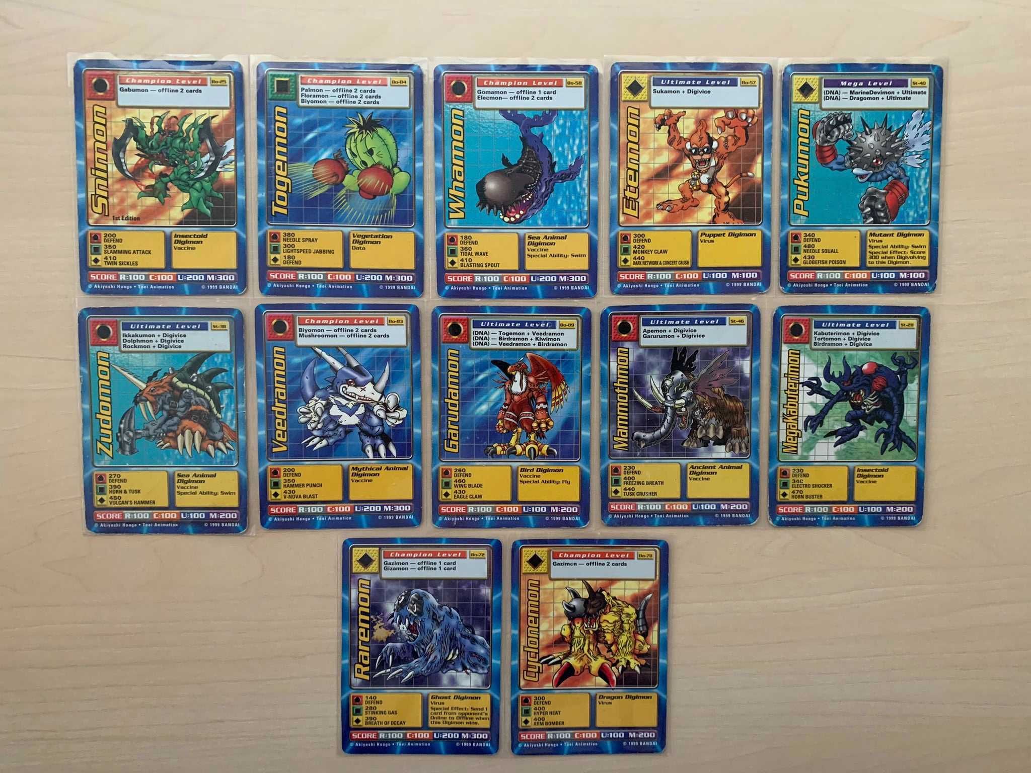 Digimon стари карти