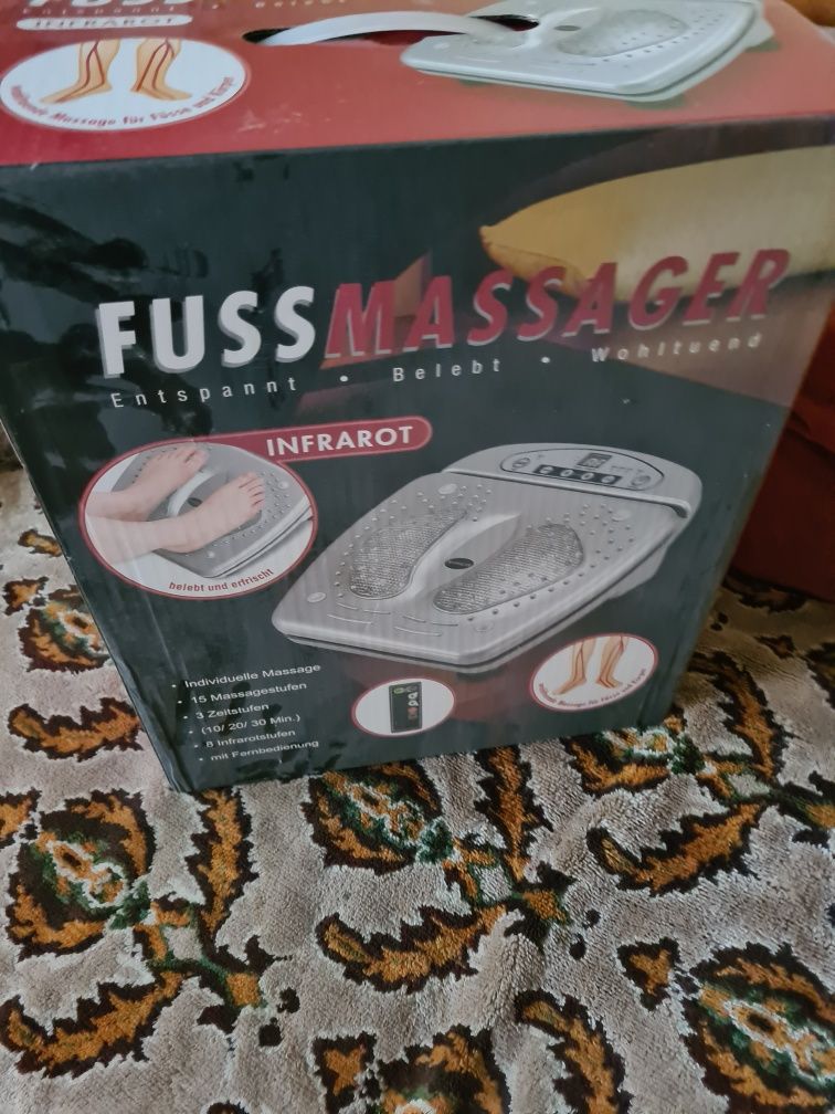 Aparat masaj picioare FUSS MASAGER infrarosu, NOU, in cutie