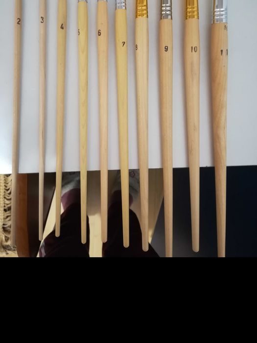 Pensule pictură, de păr de veveriță !