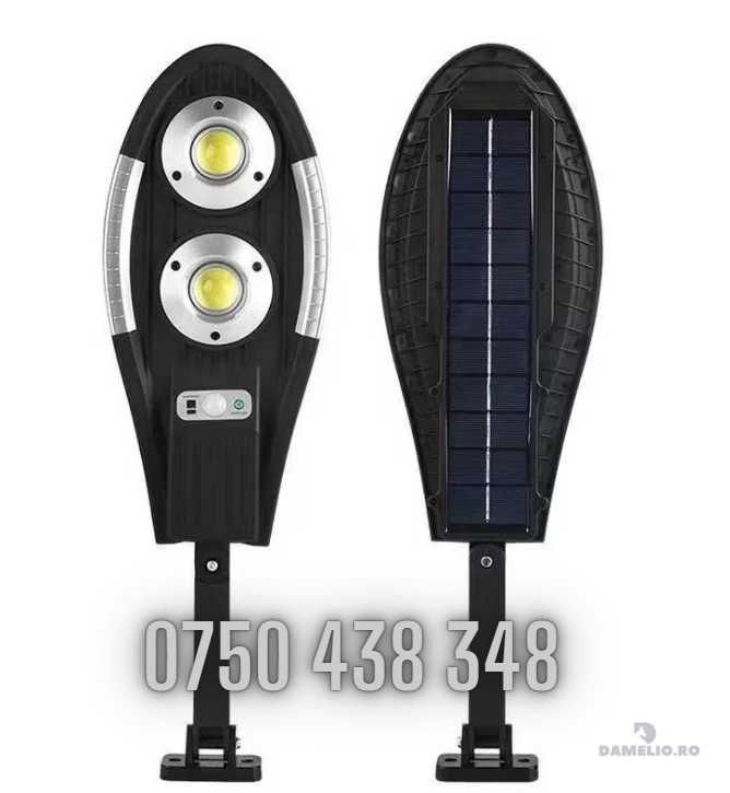 Lampa solara stradala LED cu telecomanda, Jortan®, 100W, IP65 2025