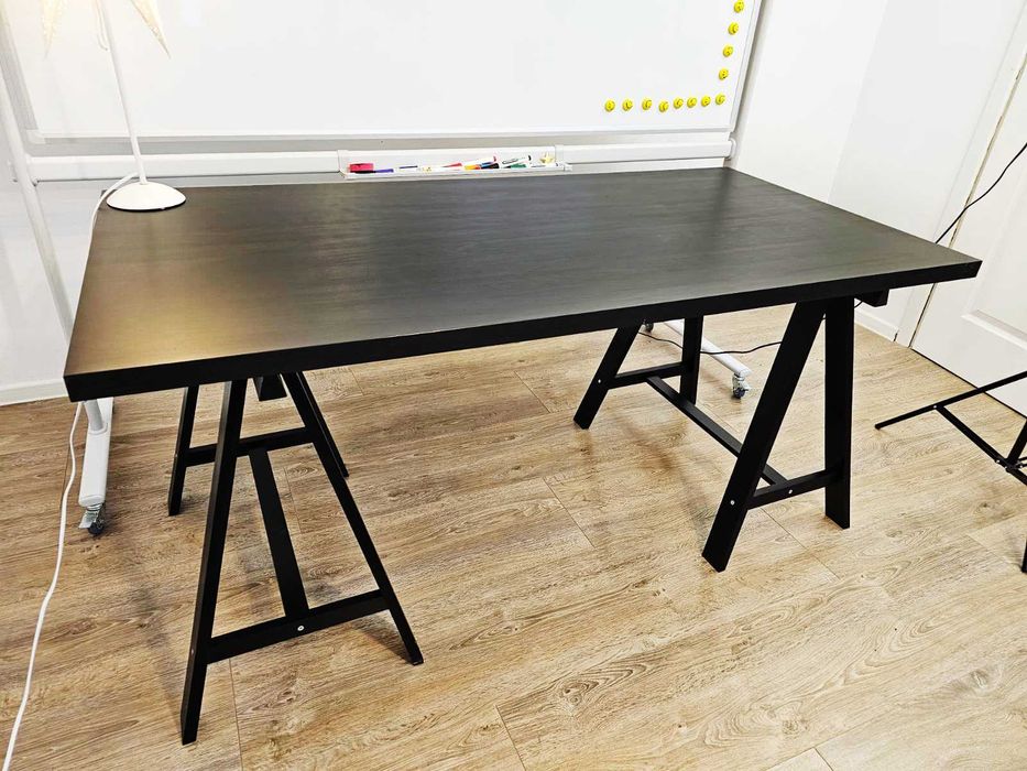 Birou Negru, 150 x 75 cm  - 4 bucati disponibile - cumperi cate vrei