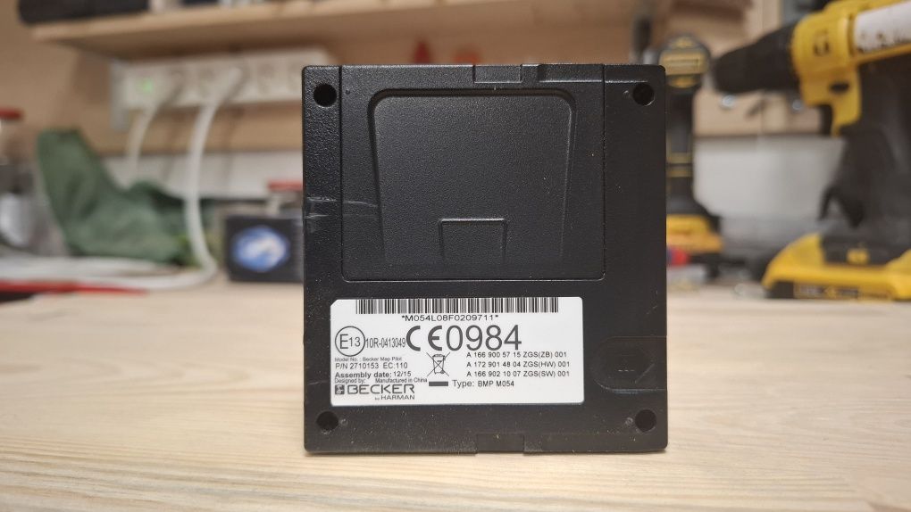 Herman Becker map pilot navigation control disk за Мерцедес Бенц