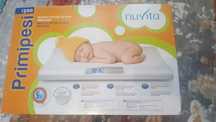 Cantarul digital pentru bebelusi, Nuvita, model 1300, alb
