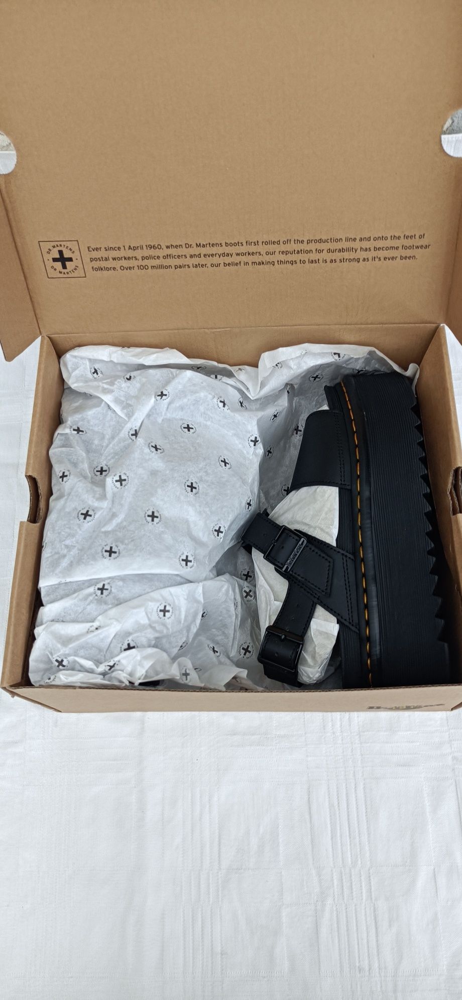 Dr Martens Voss Quad sandale piele platformă mărimea 38