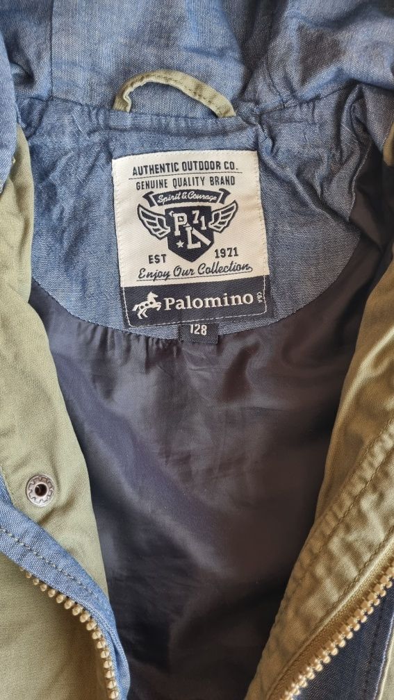 Детко яке/парка Palomino във войнишко зелен цвят, размер 128 см.