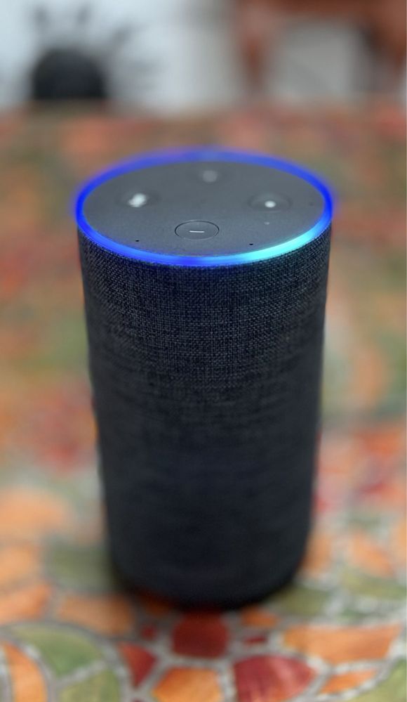 Boxa Inteligenta Amazon Alexa Echo 2-Perfect Functionala-Alimentare-OK
